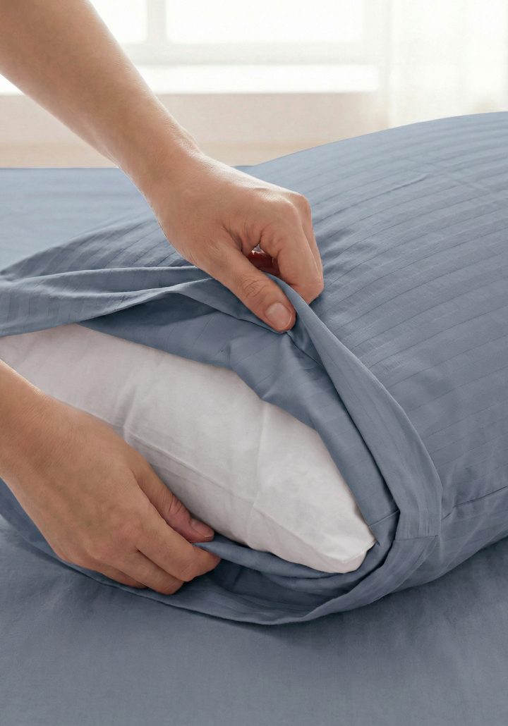 ARIA PILLOW CASE COOL GREY- SATIN COTTON 400TC