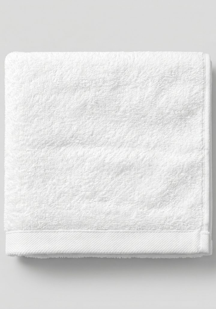 CARLTON TOWEL White Color 100% COTTON 450GSM 30x30