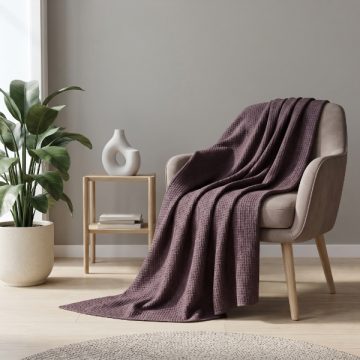 CARLTON WAFFLE BLANKET/COVER 60% COTTON